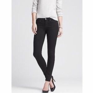 3 for $30 | Banana Republic Mid-rise Skinny Jeans in Black